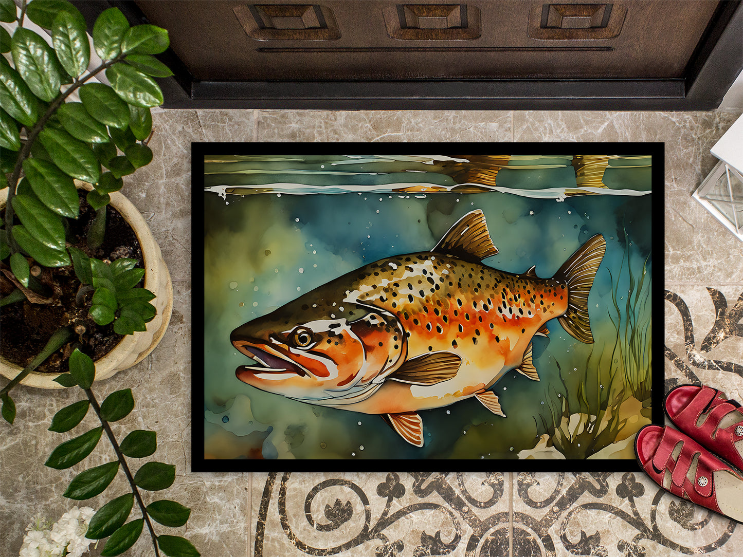 Brown Trout Doormat