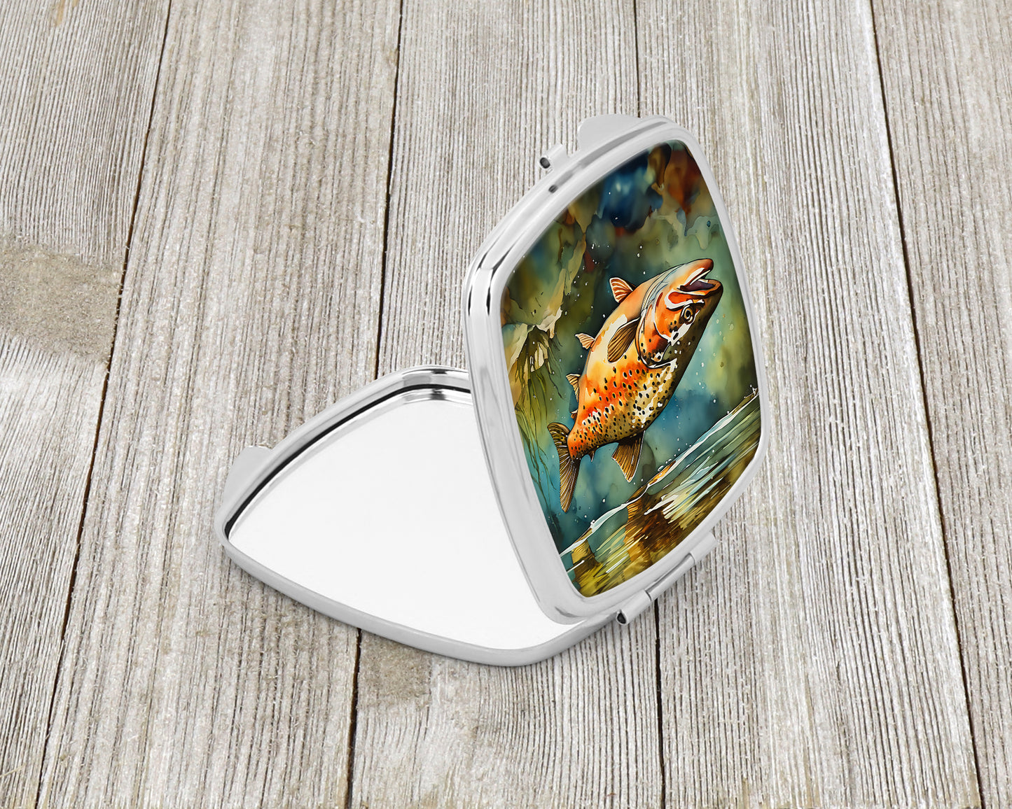 Brown Trout Compact Mirror