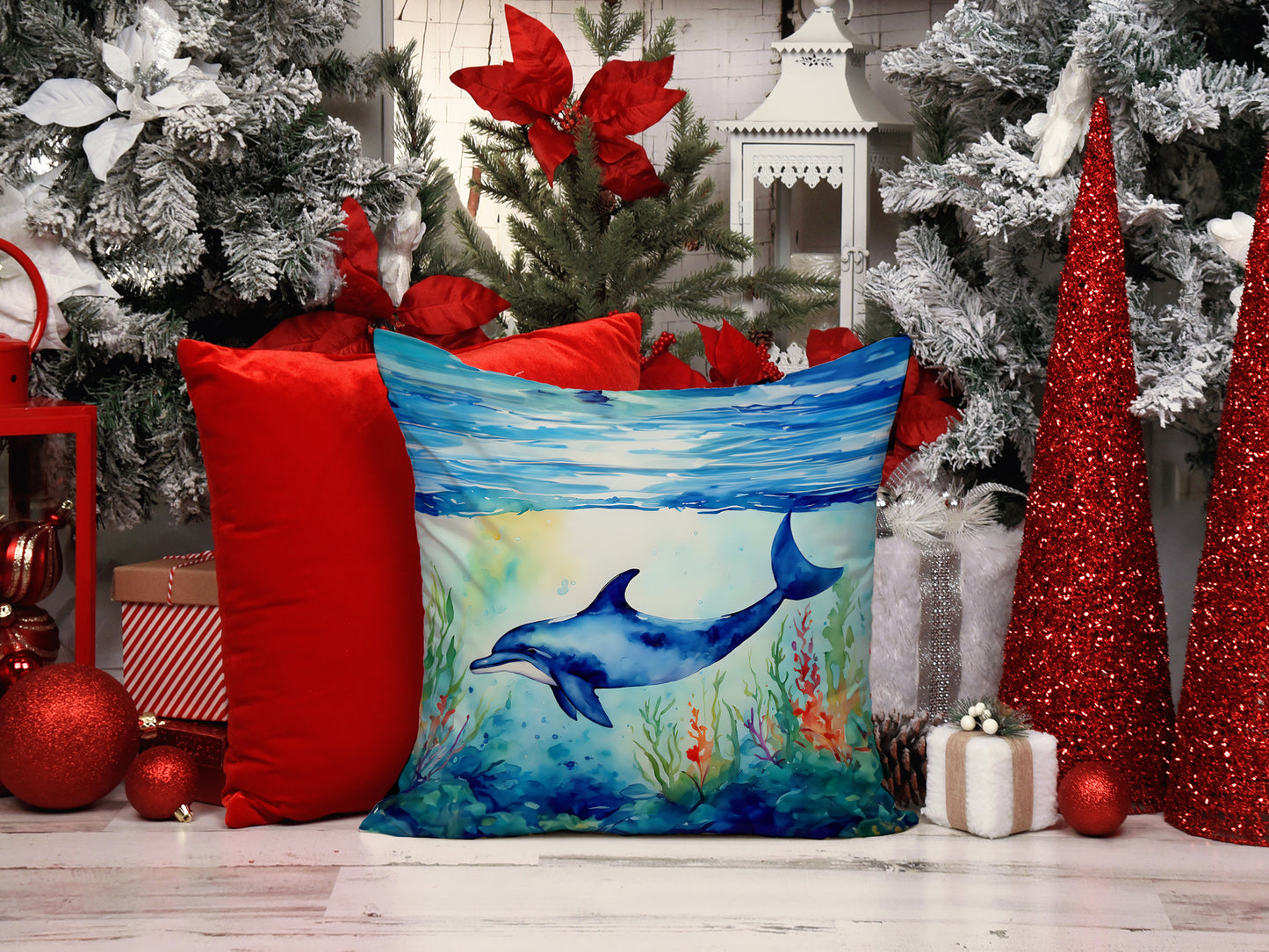 Dolphin Throw Pillow