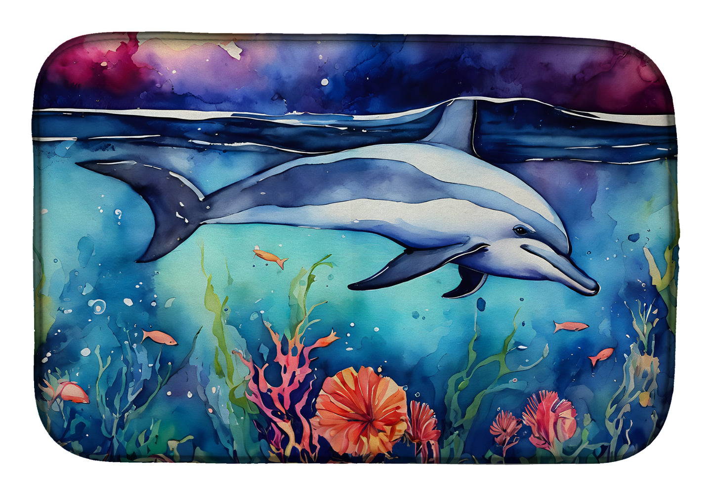 Buy this Dolphin Dish Drying Mat