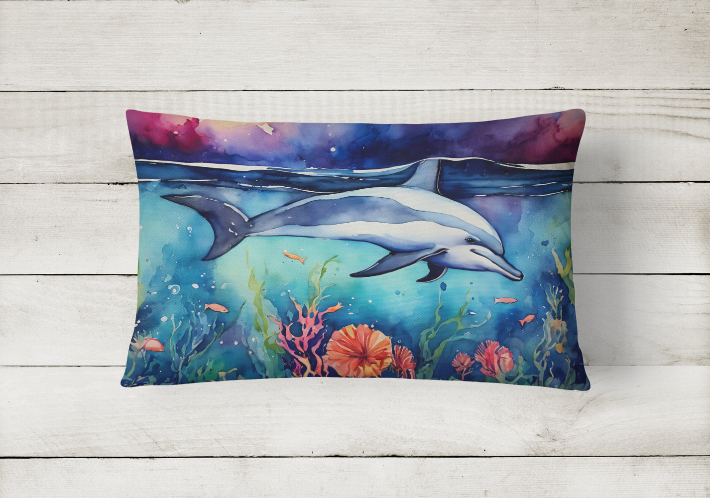 Dolphin Throw Pillow