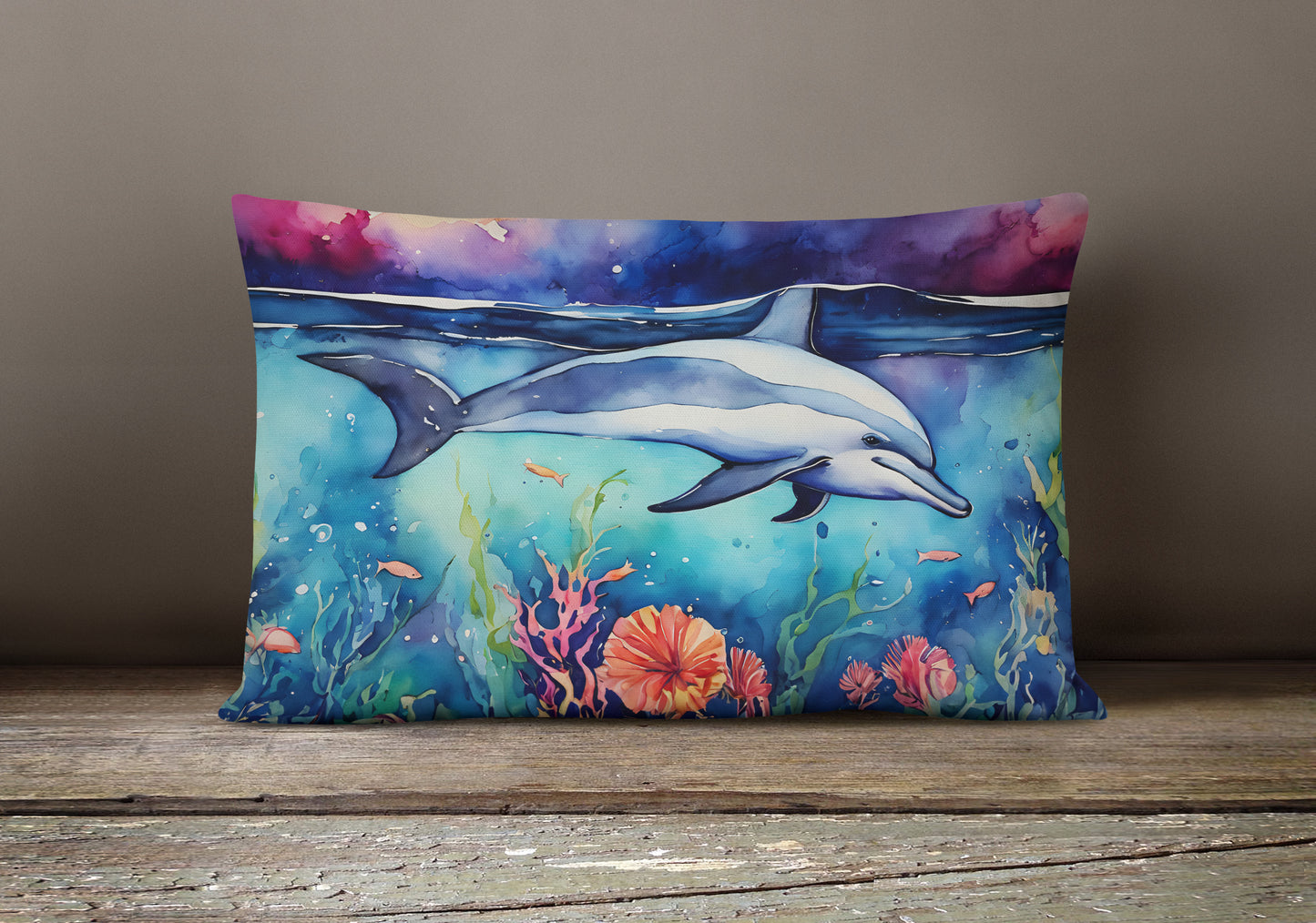 Dolphin Throw Pillow