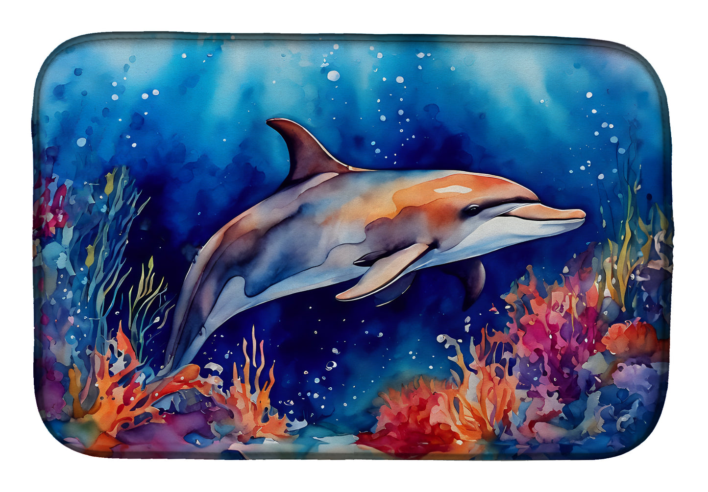 Buy this Dolphin Dish Drying Mat