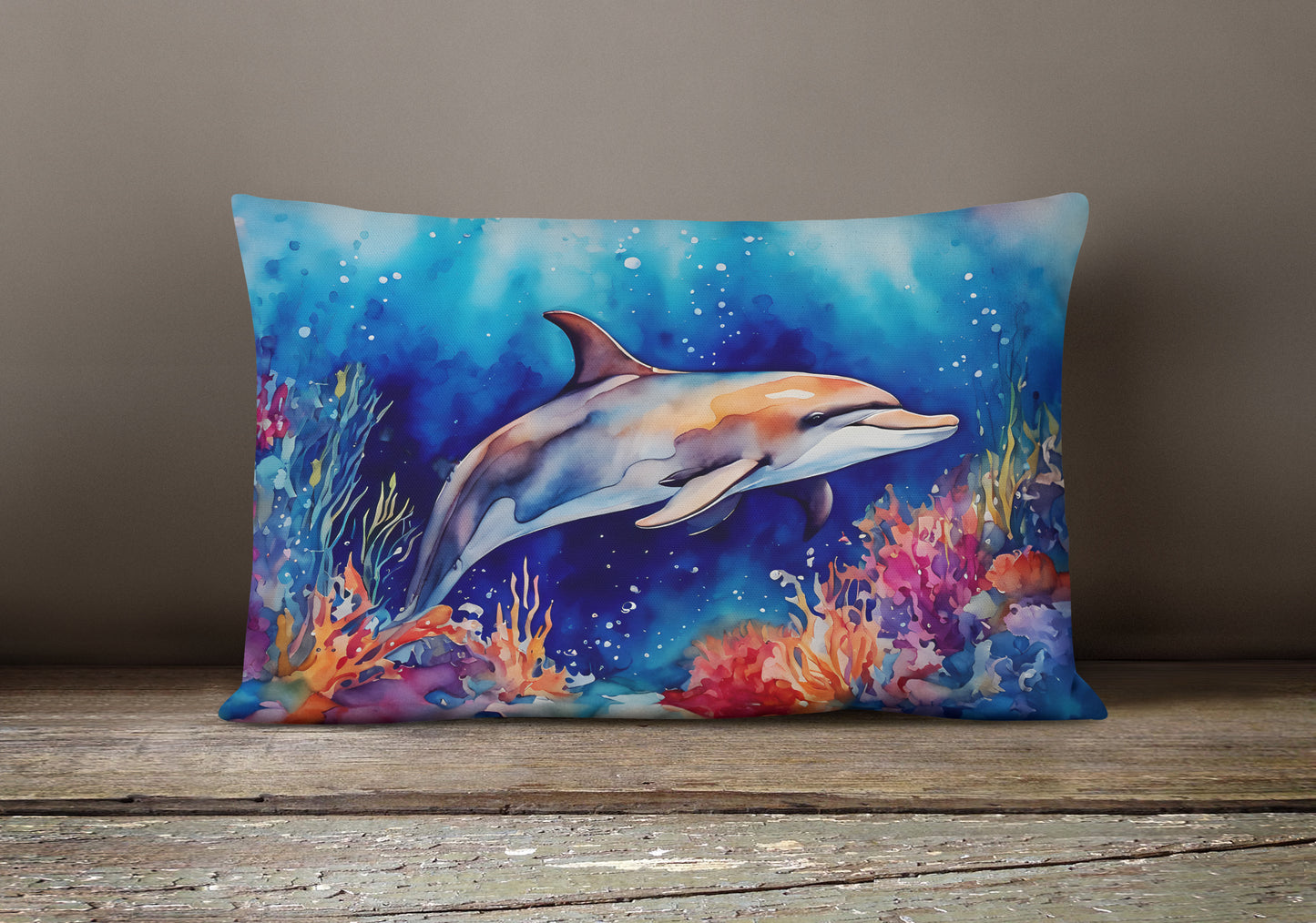 Dolphin Throw Pillow