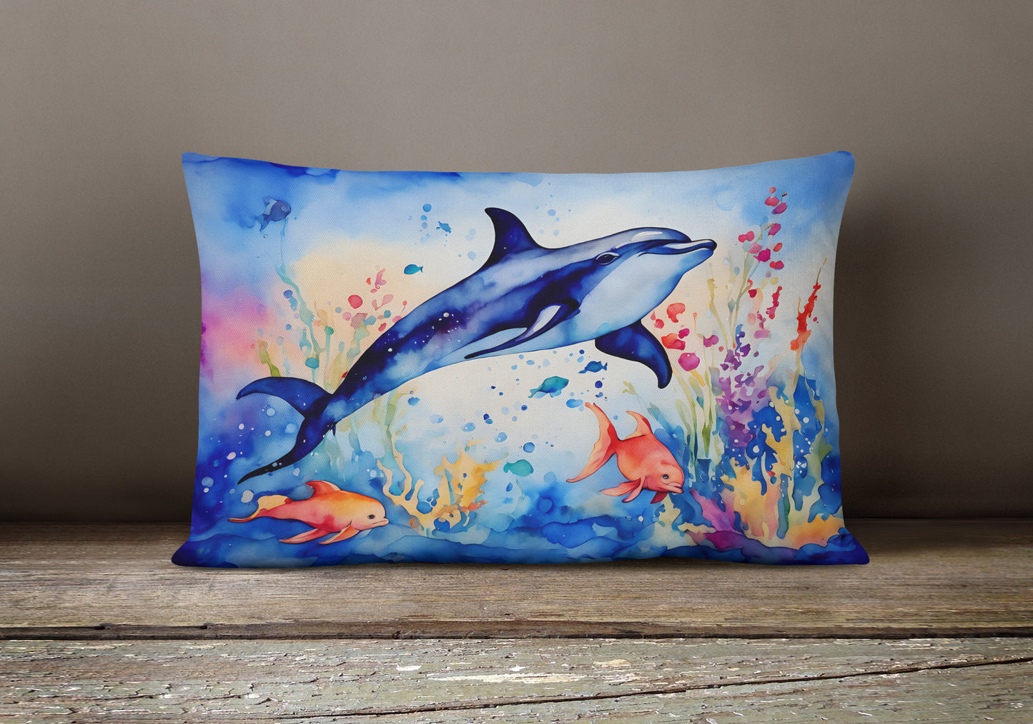 Dolphin Throw Pillow