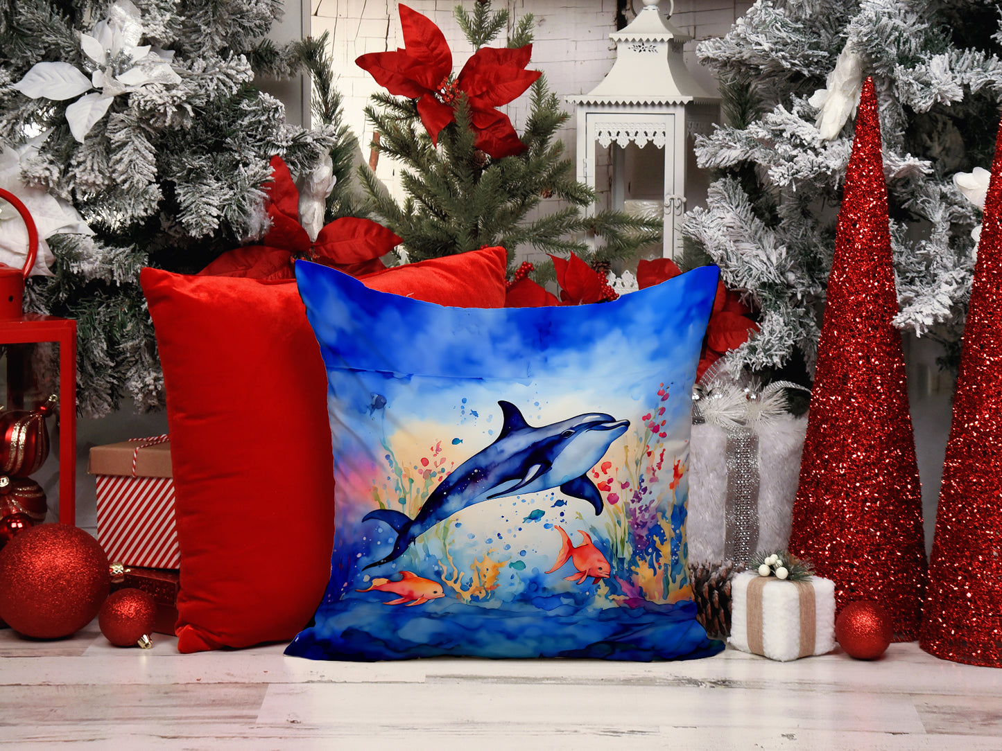 Dolphin Throw Pillow