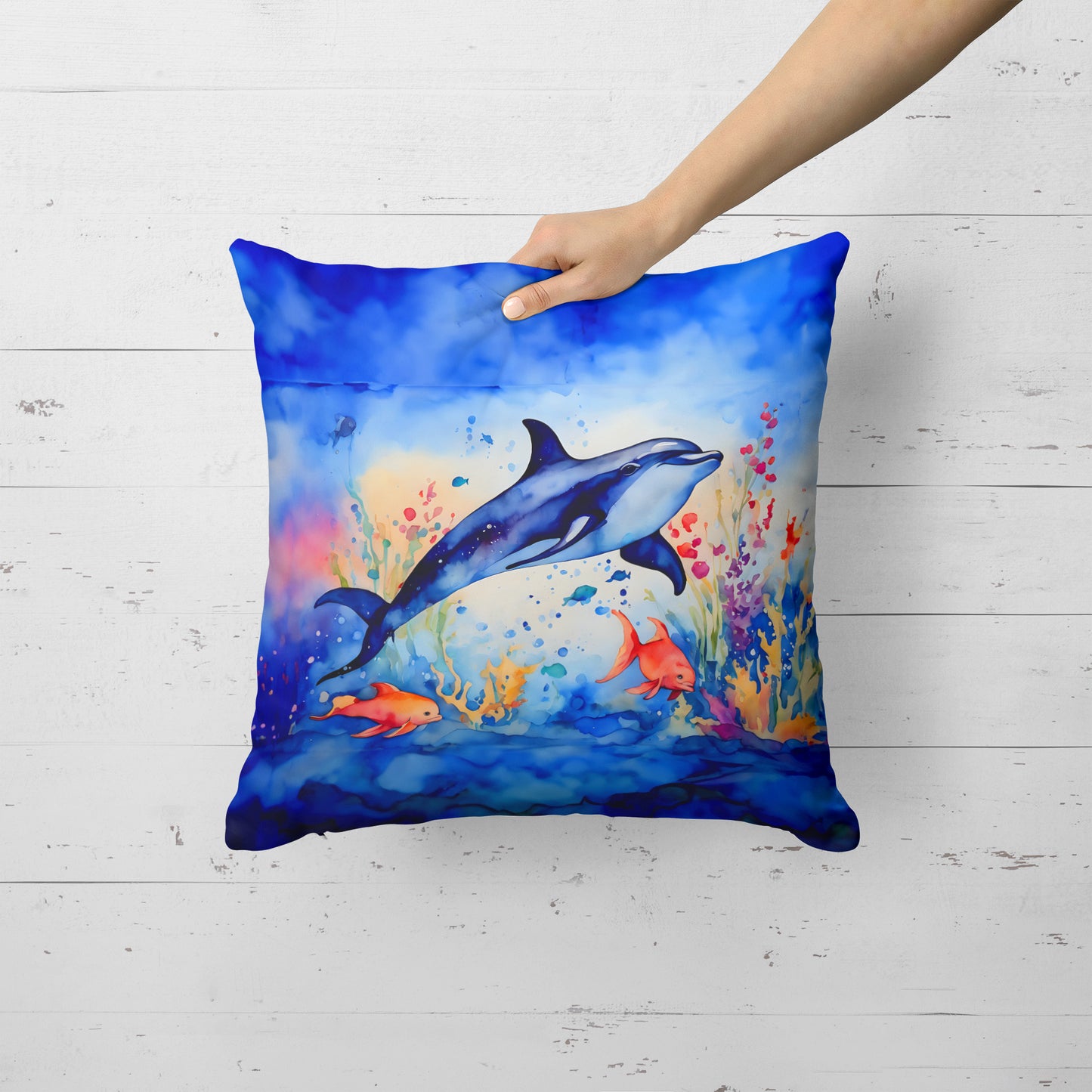 Dolphin Throw Pillow