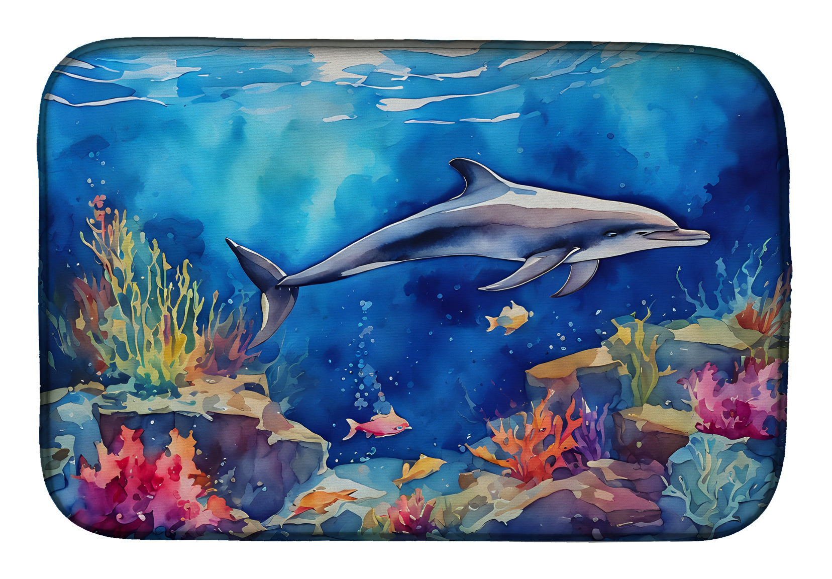 Buy this Dolphin Dish Drying Mat