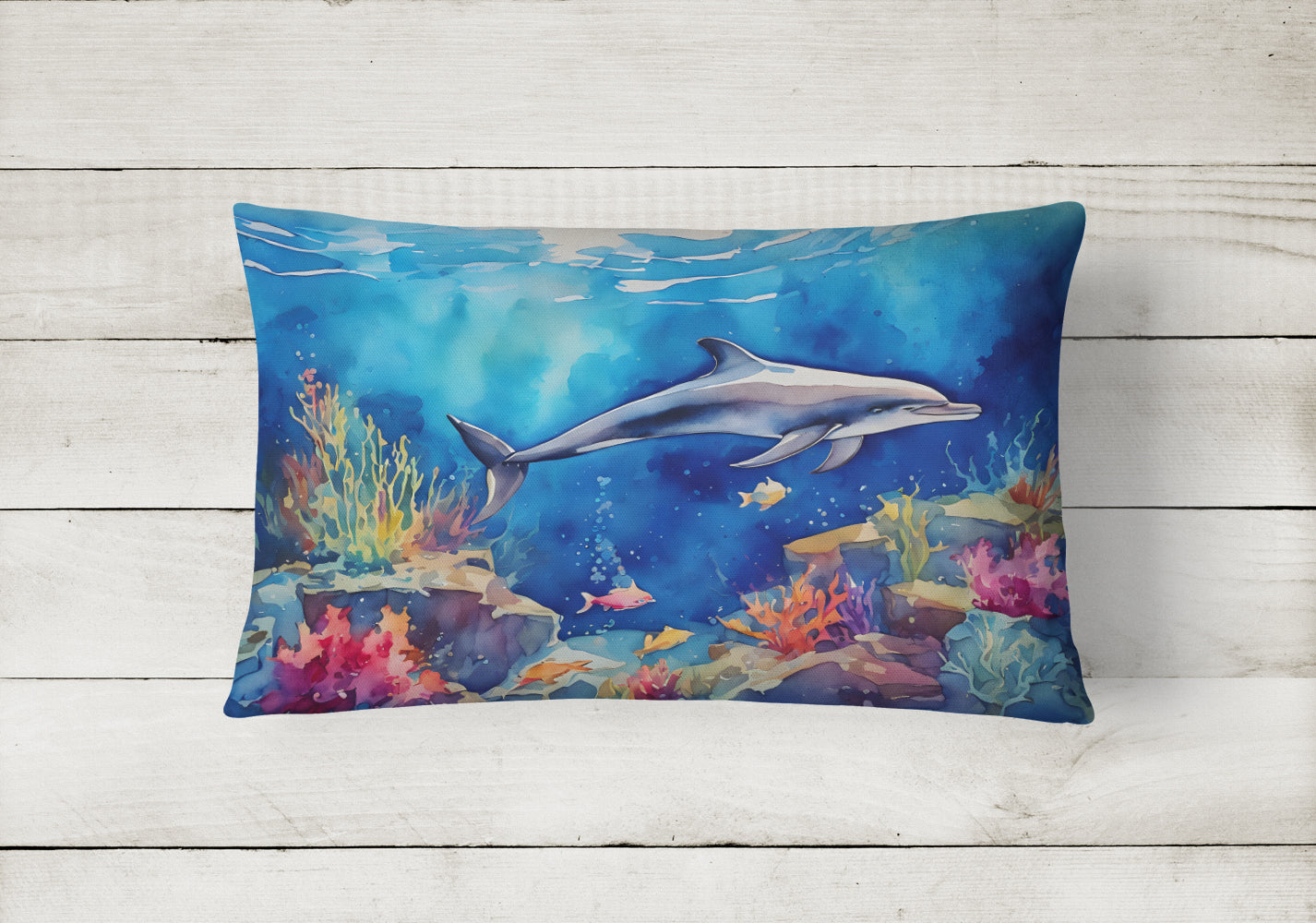 Dolphin Throw Pillow