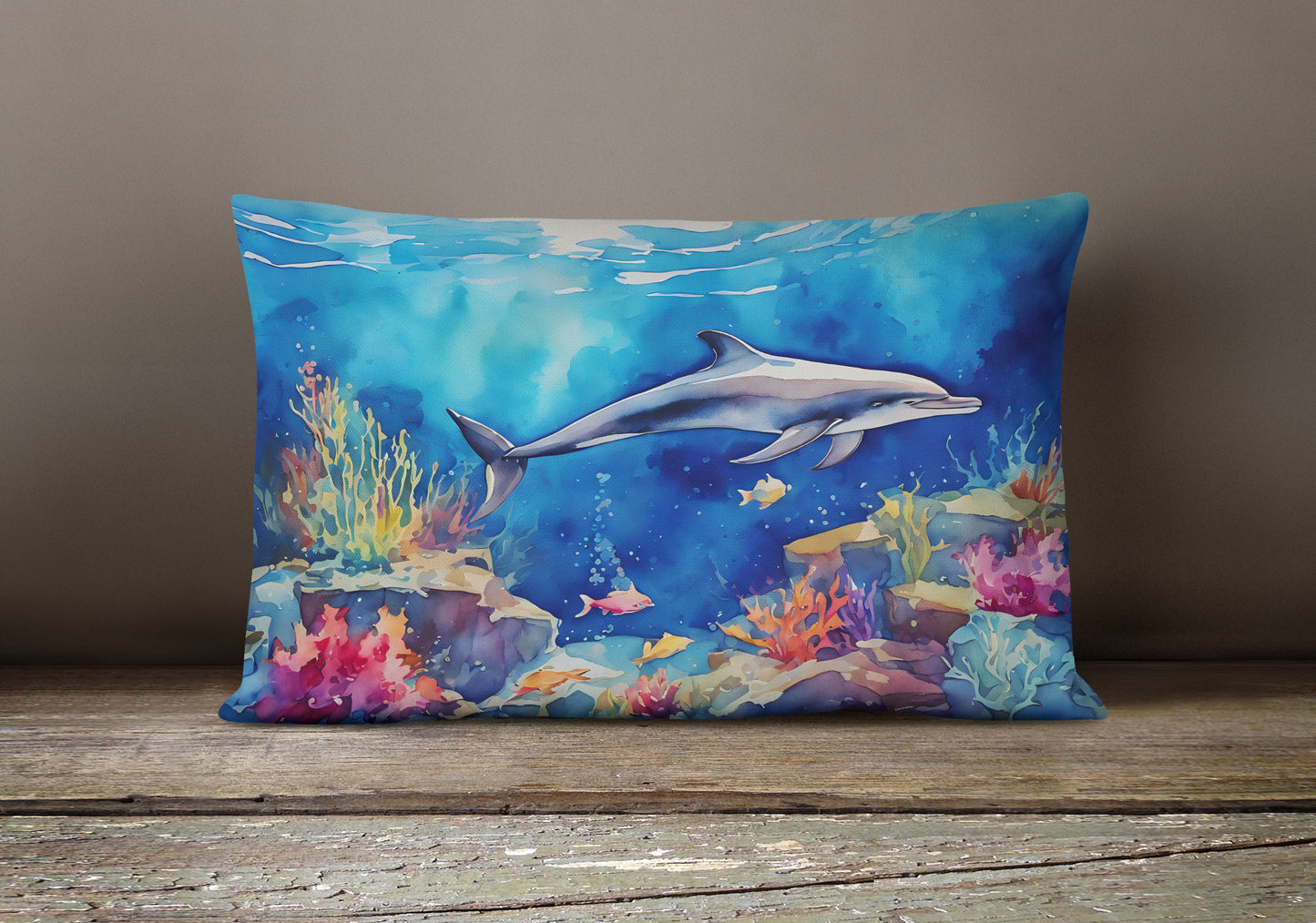 Dolphin Throw Pillow