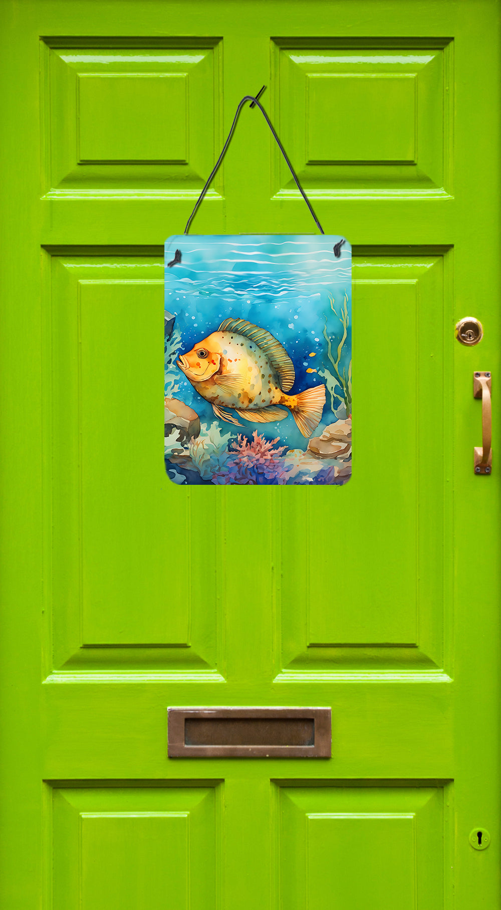 Flounder Wall or Door Hanging Prints