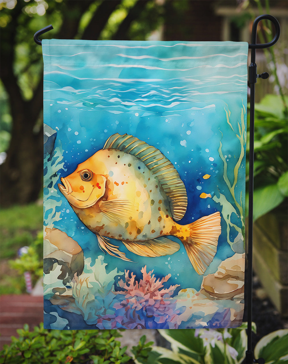 Flounder Garden Flag