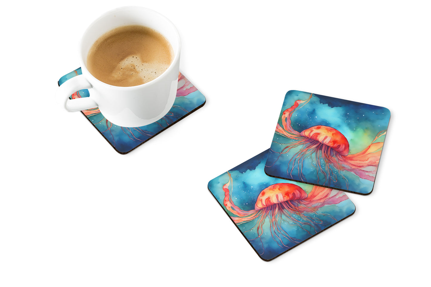 Jellyfish Foam Coasters