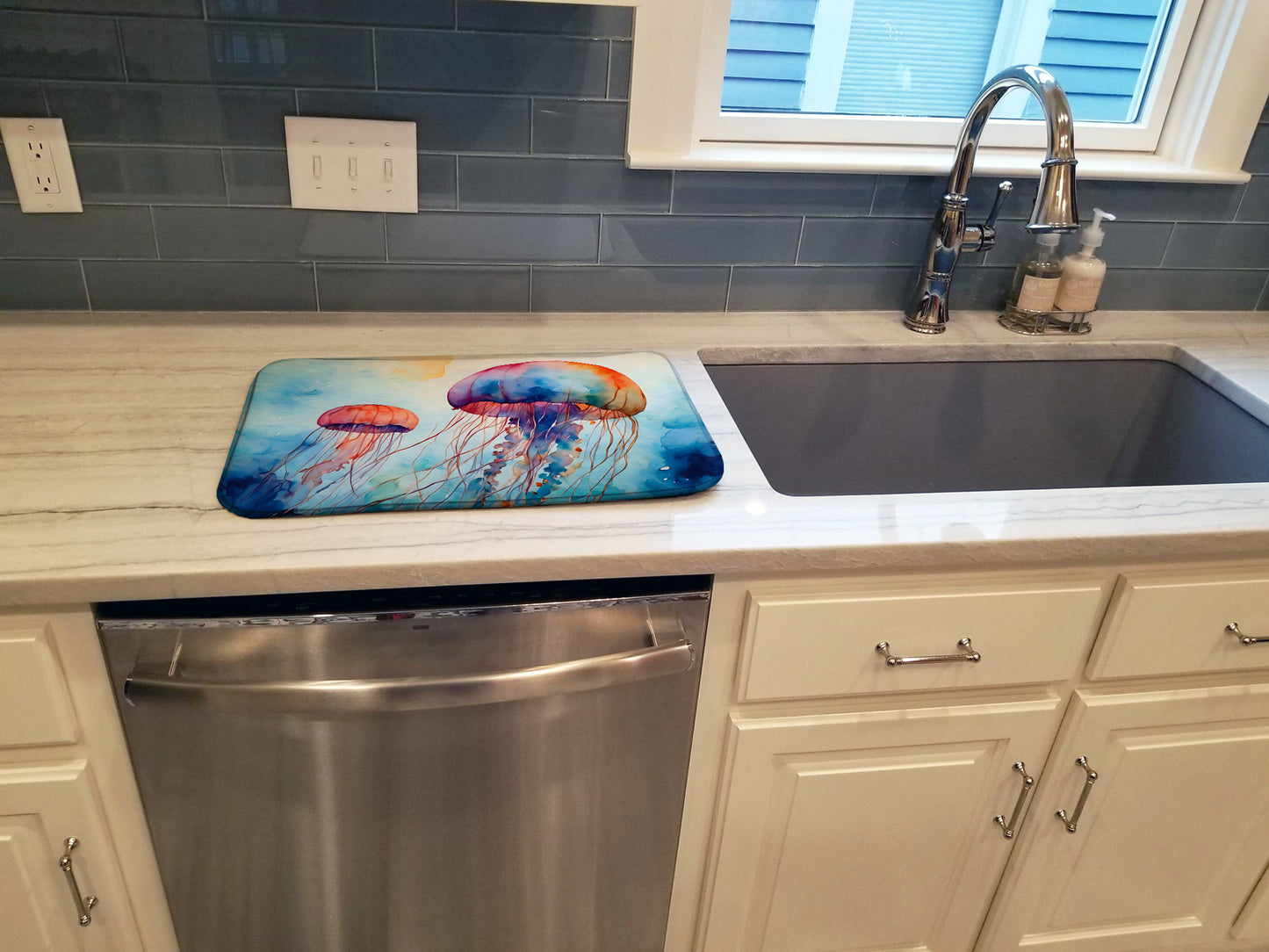 Jellyfish Dish Drying Mat