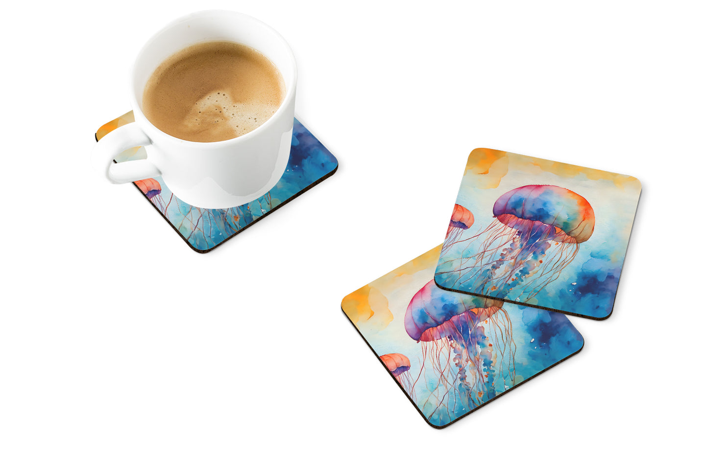 Jellyfish Foam Coasters