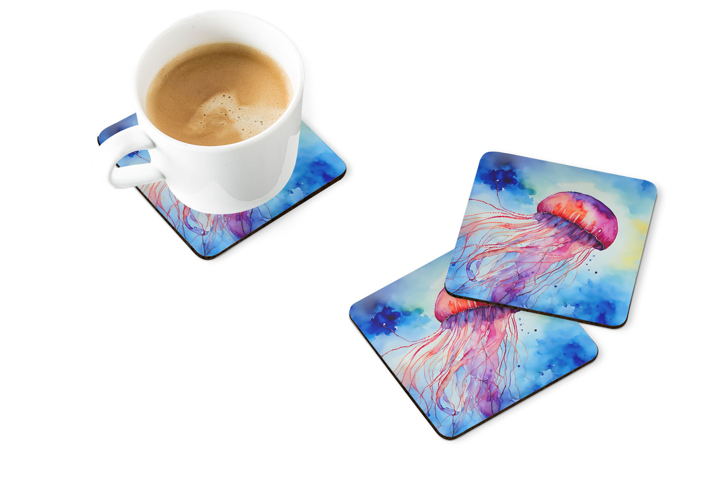 Jellyfish Foam Coasters