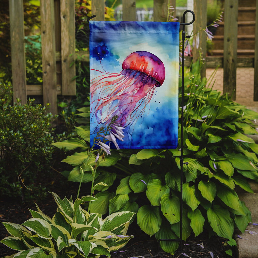 Jellyfish Garden Flag