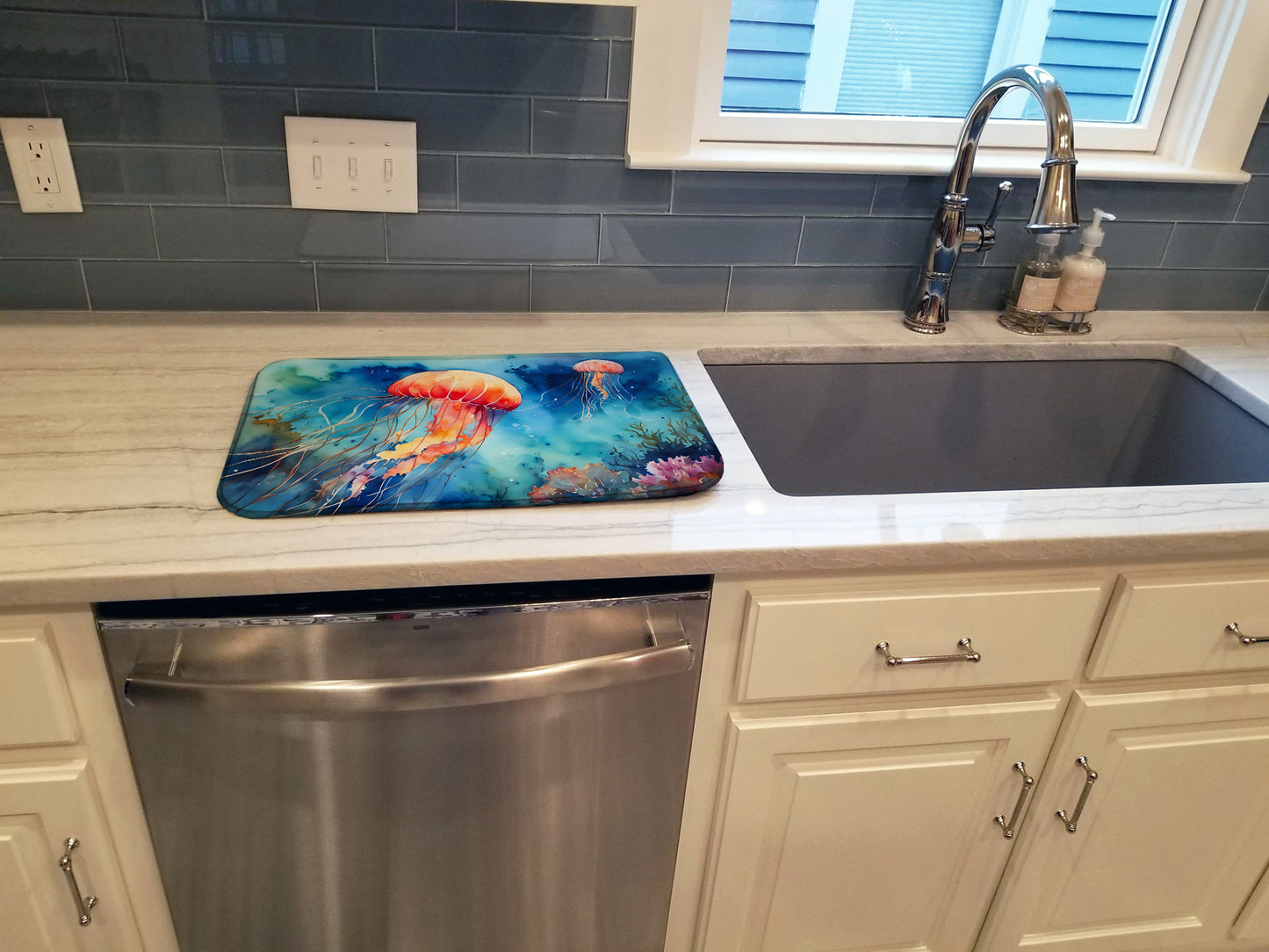 Jellyfish Dish Drying Mat