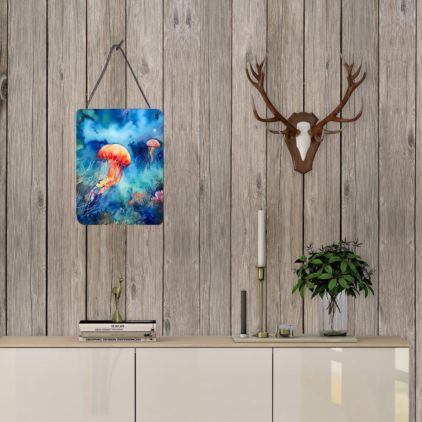 Jellyfish Wall or Door Hanging Prints