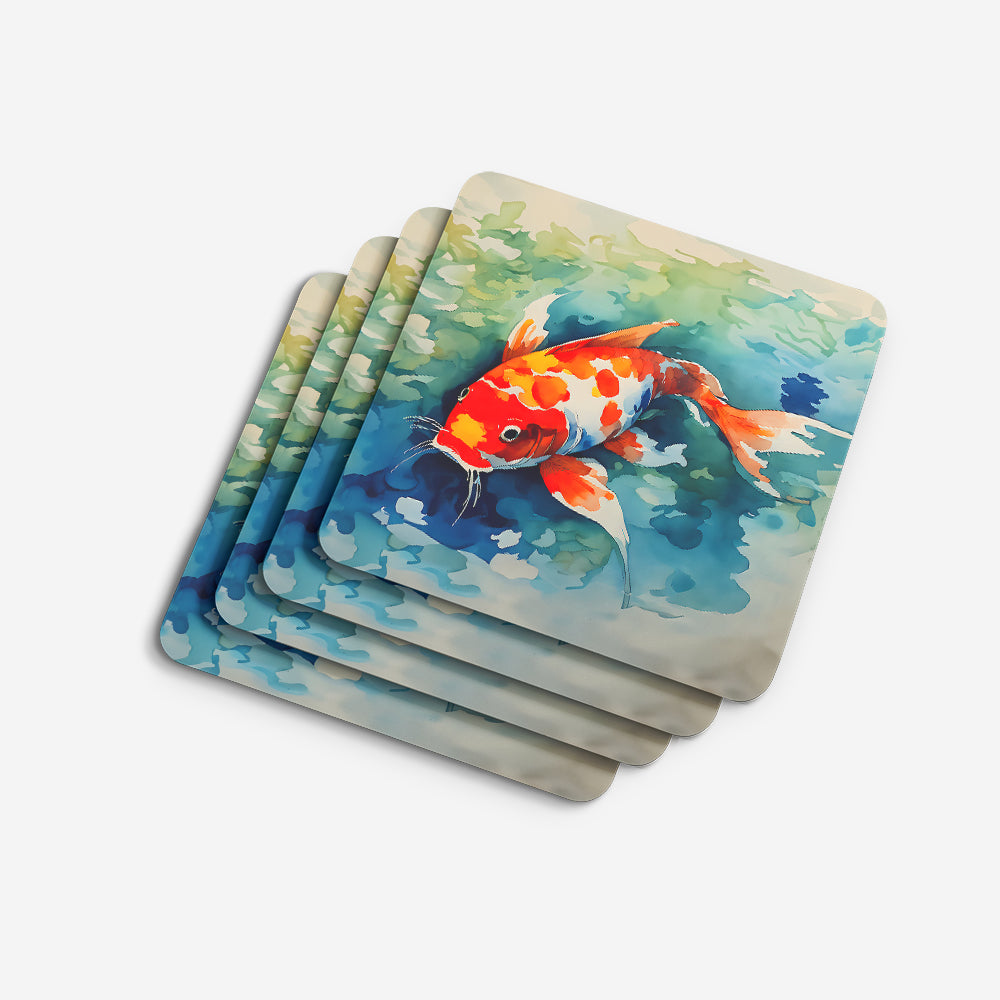 Koi Fish Foam Coasters