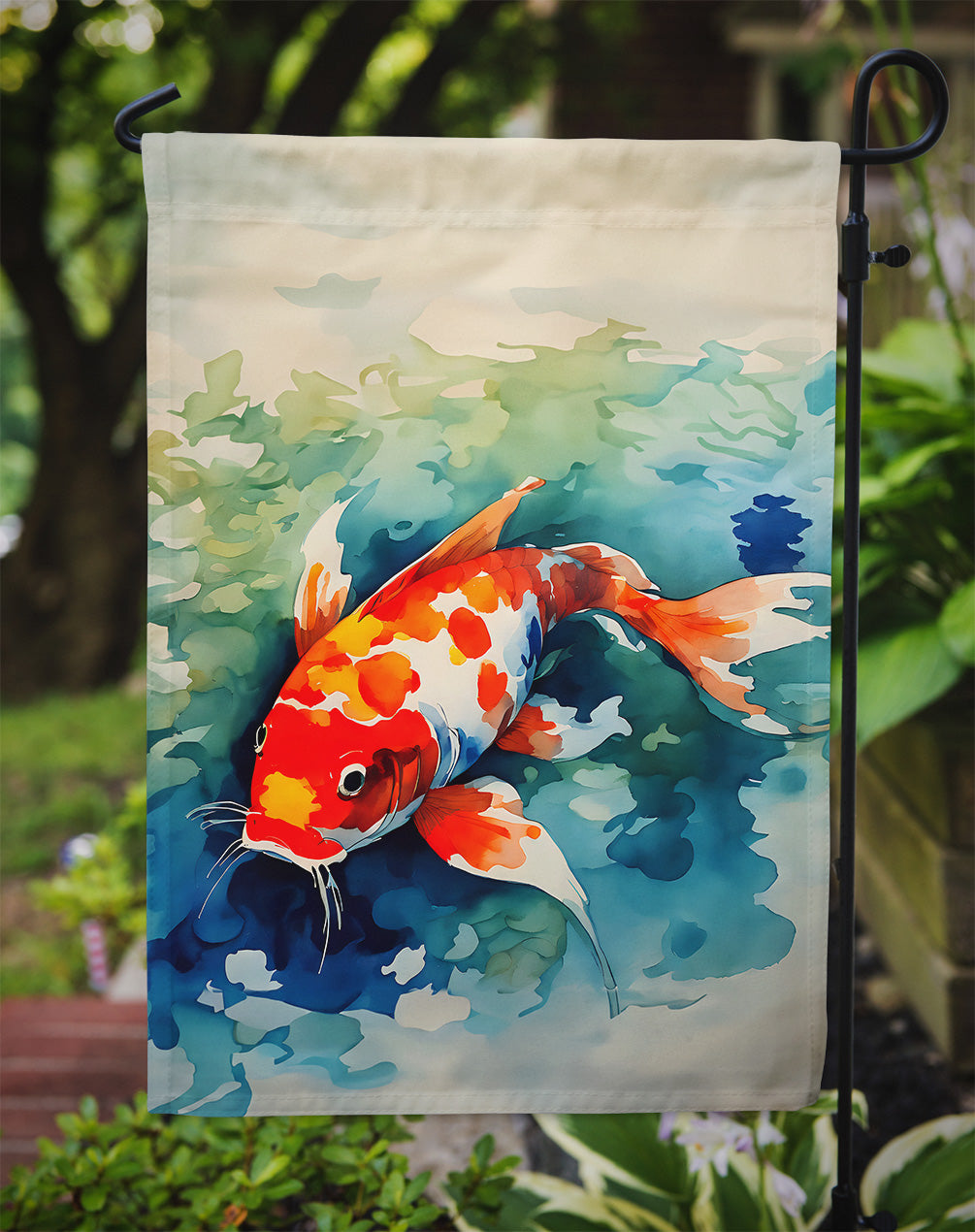 Koi Fish Garden Flag