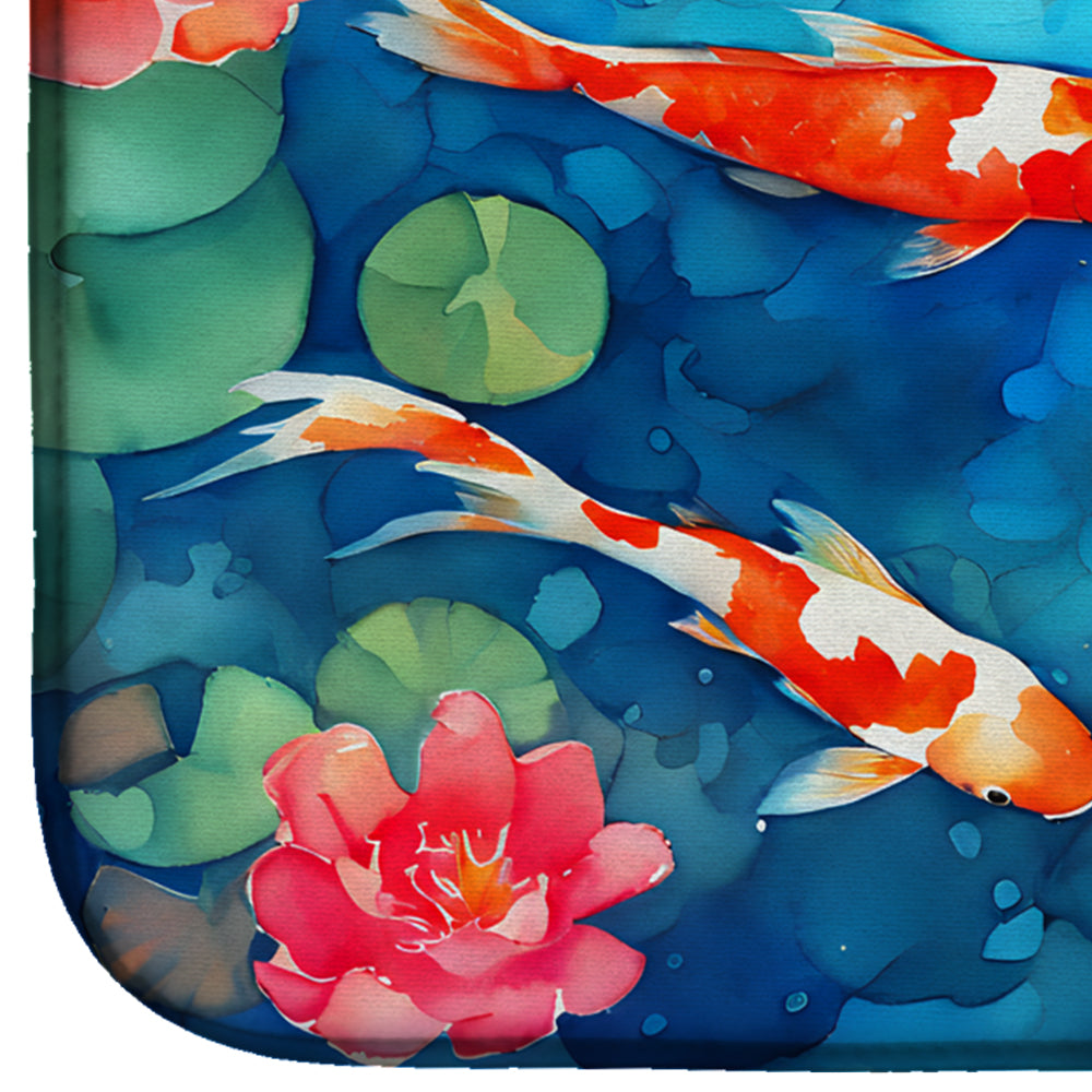 Koi Fish Dish Drying Mat