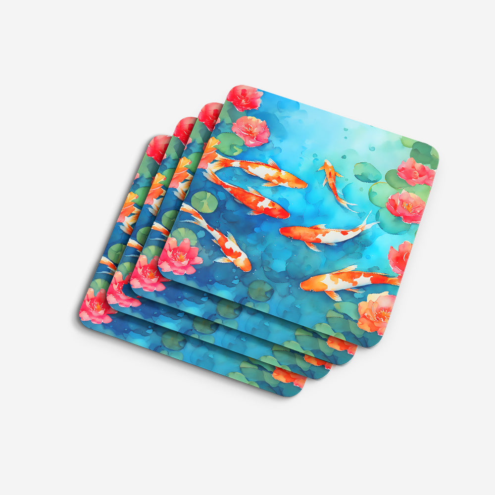 Koi Fish Foam Coasters