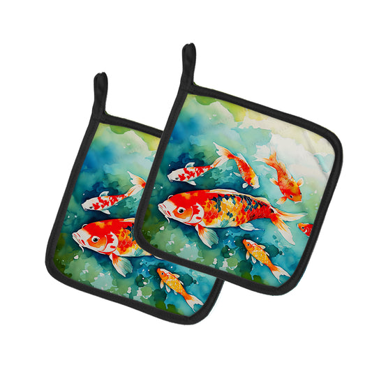 Buy this Koi Fish Pair of Pot Holders