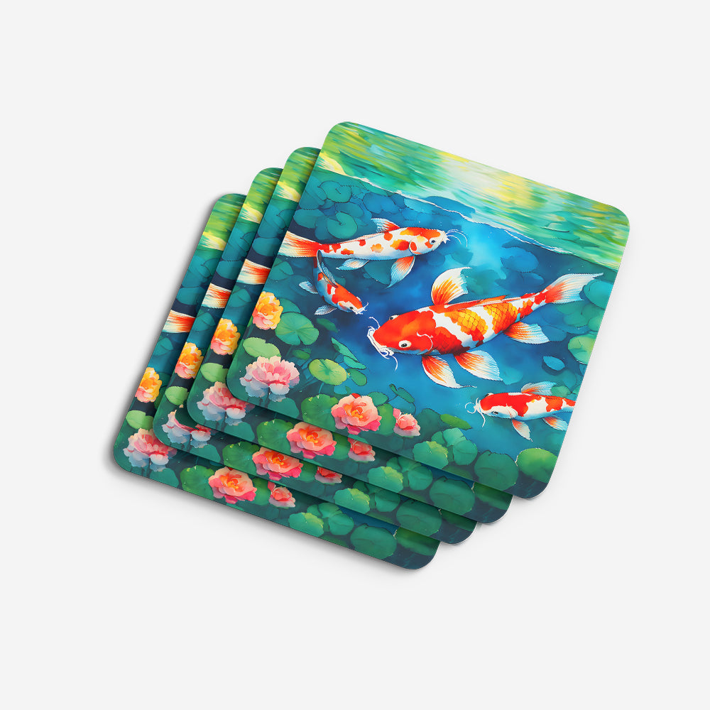 Koi Fish Foam Coasters