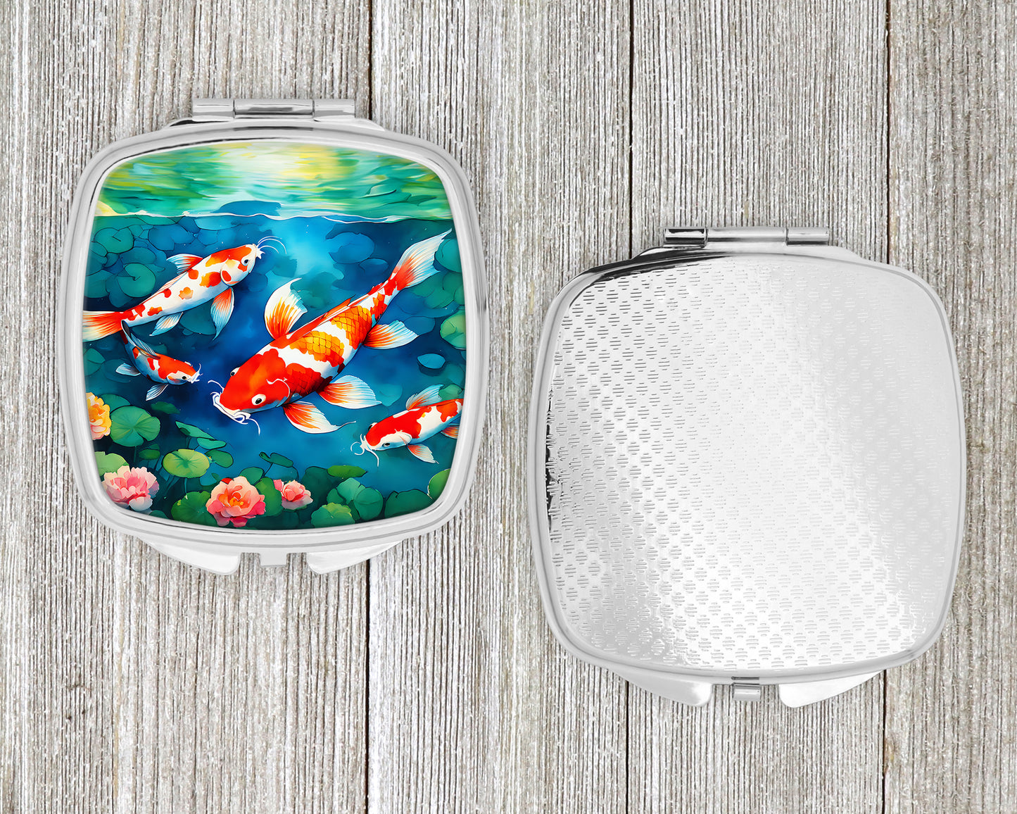 Koi Fish Compact Mirror