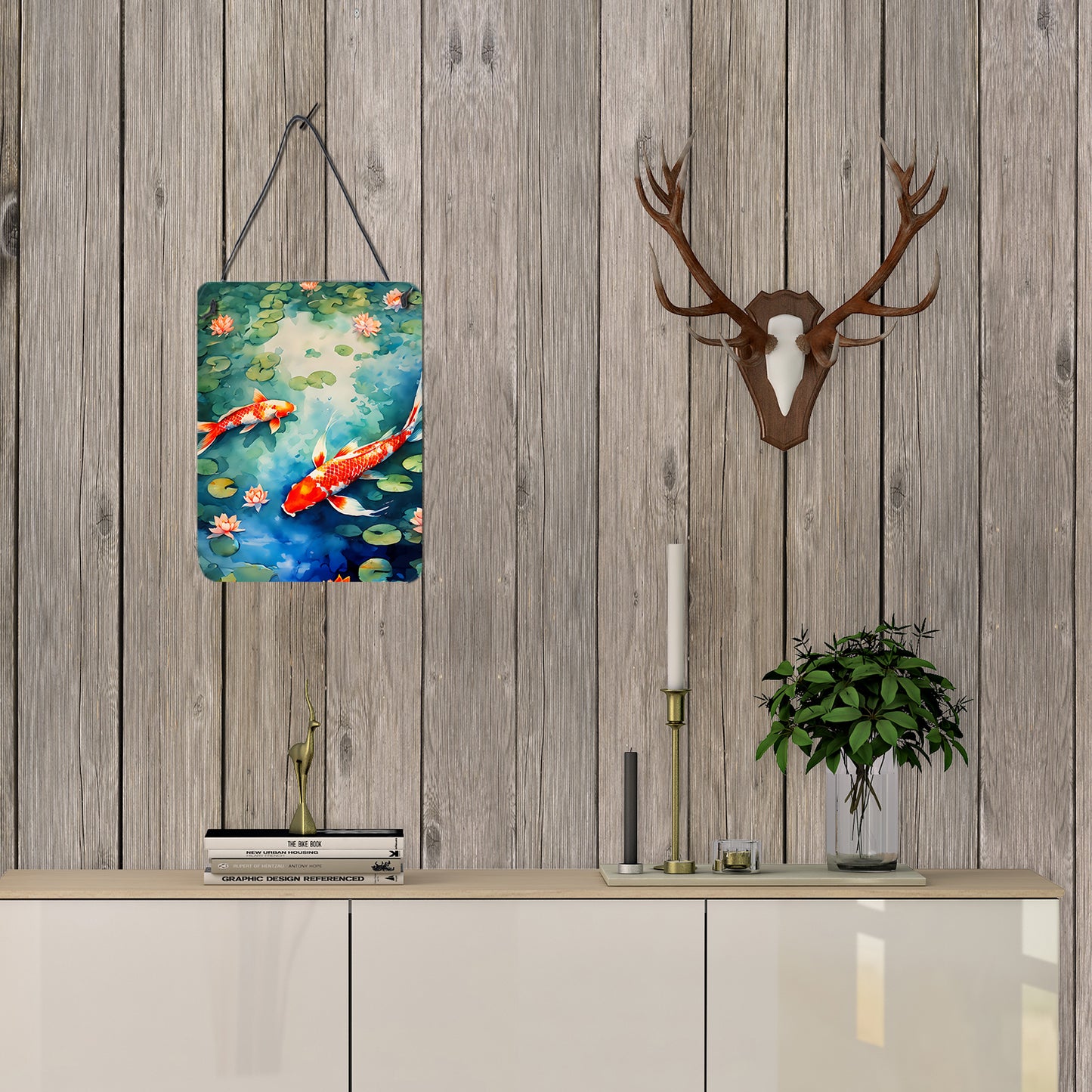 Koi Fish Wall or Door Hanging Prints