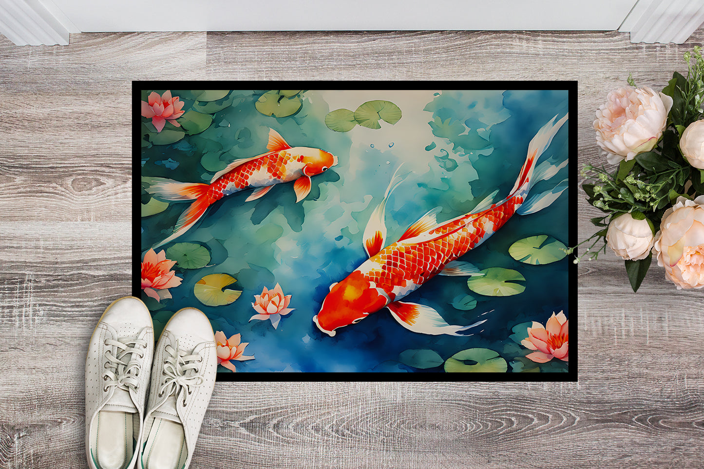 Koi Fish Doormat