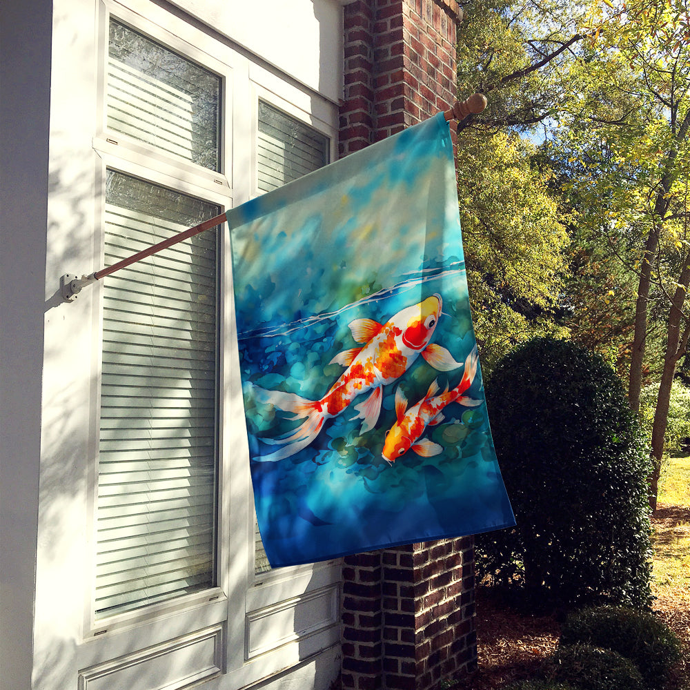 Koi Fish House Flag