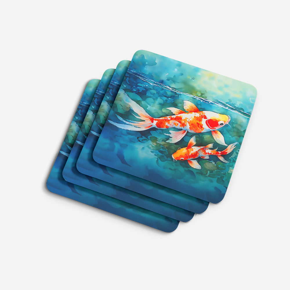 Koi Fish Foam Coasters