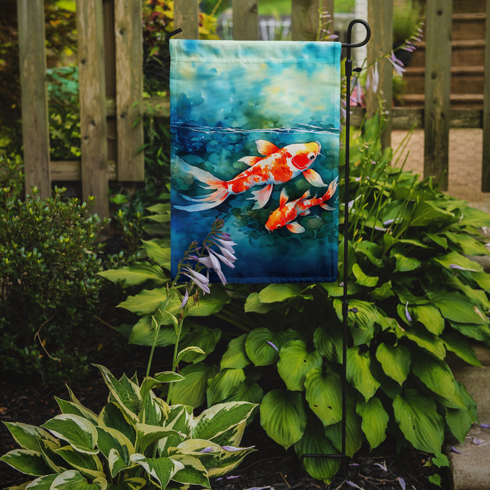 Koi Fish Garden Flag