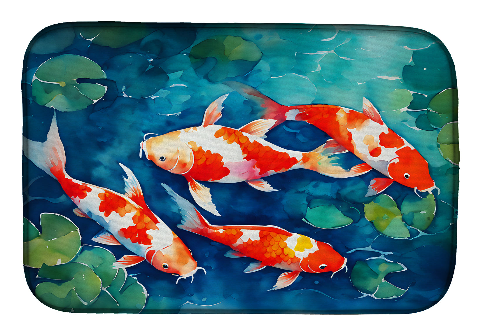 Buy this Koi Fish Dish Drying Mat