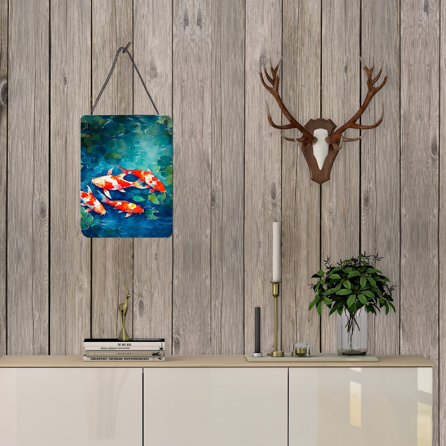 Koi Fish Wall or Door Hanging Prints