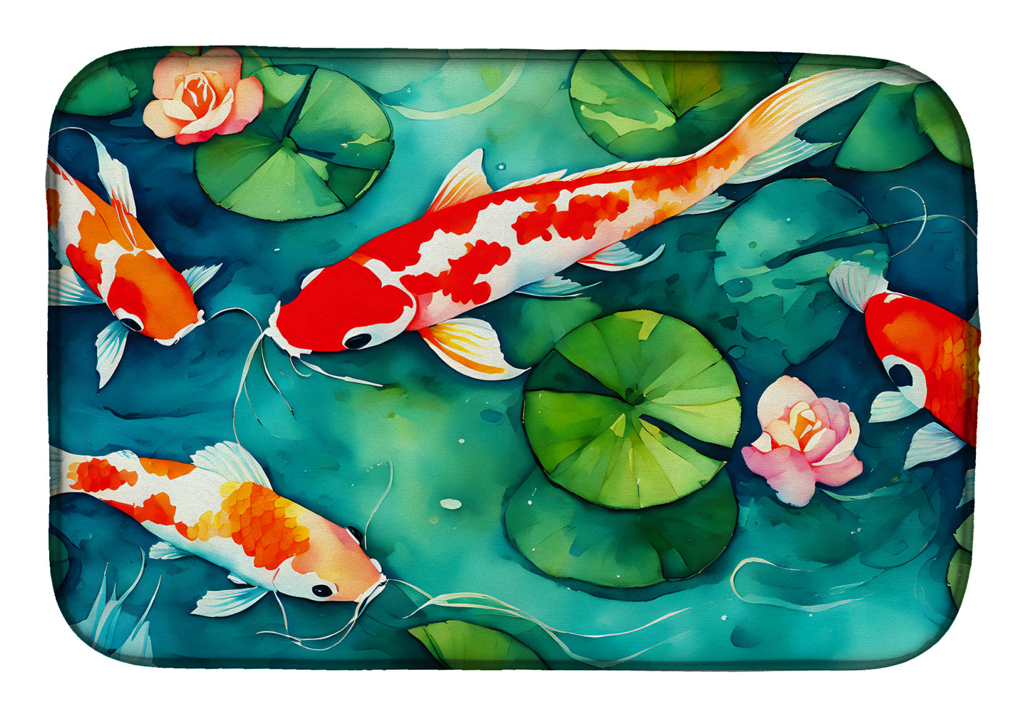 Buy this Koi Fish Dish Drying Mat