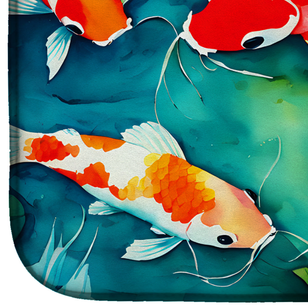 Koi Fish Dish Drying Mat