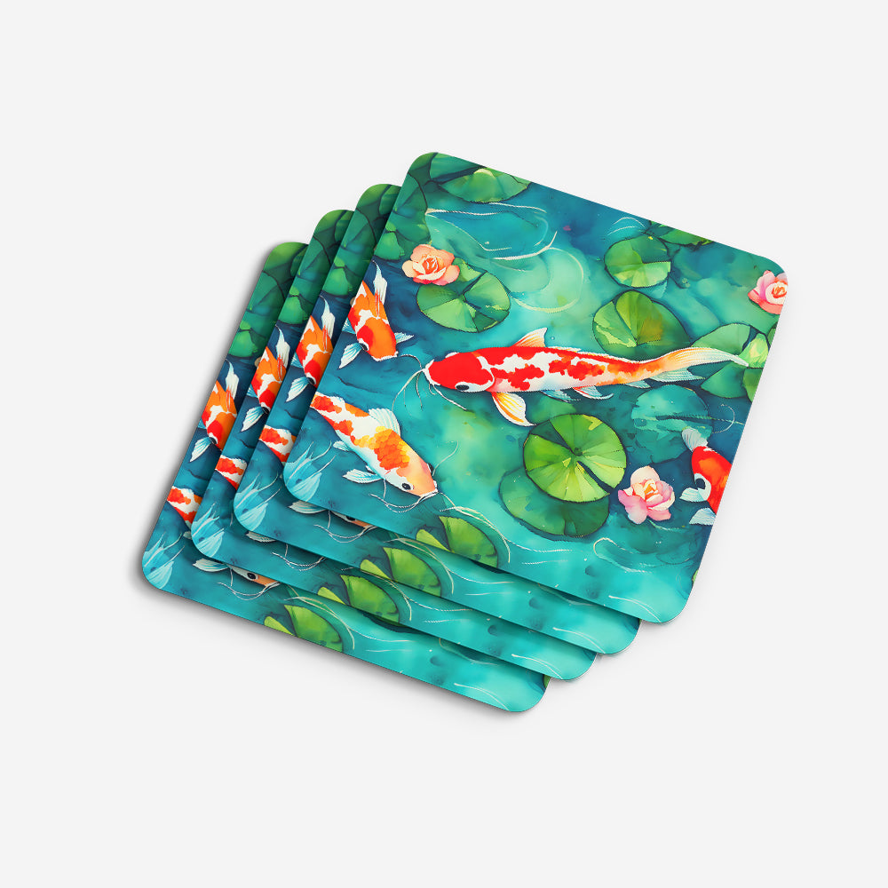 Koi Fish Foam Coasters