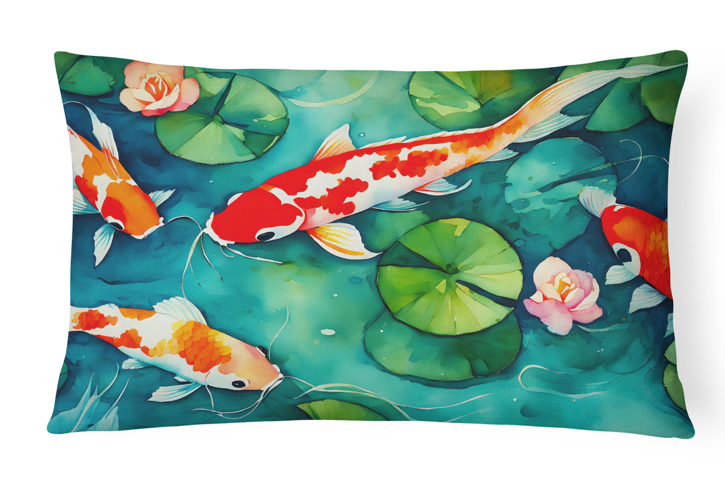 Buy this Koi Fish Throw Pillow