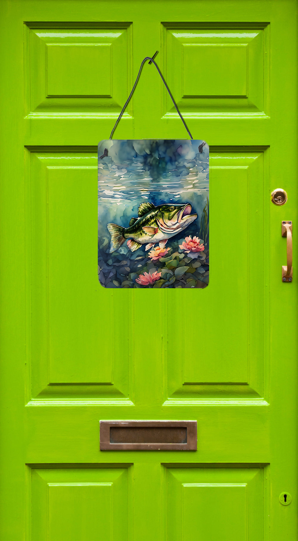 Largemouth Bass Wall or Door Hanging Prints