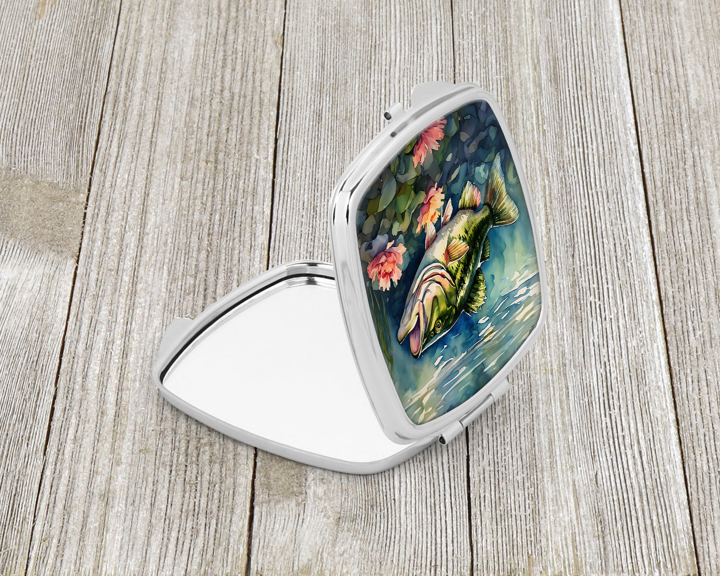 Largemouth Bass Compact Mirror