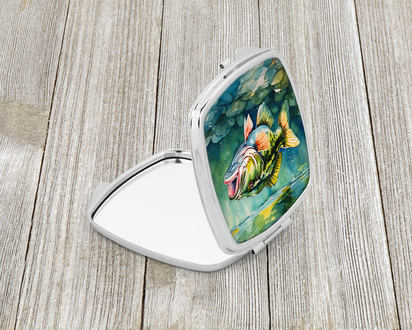 Largemouth Bass Compact Mirror