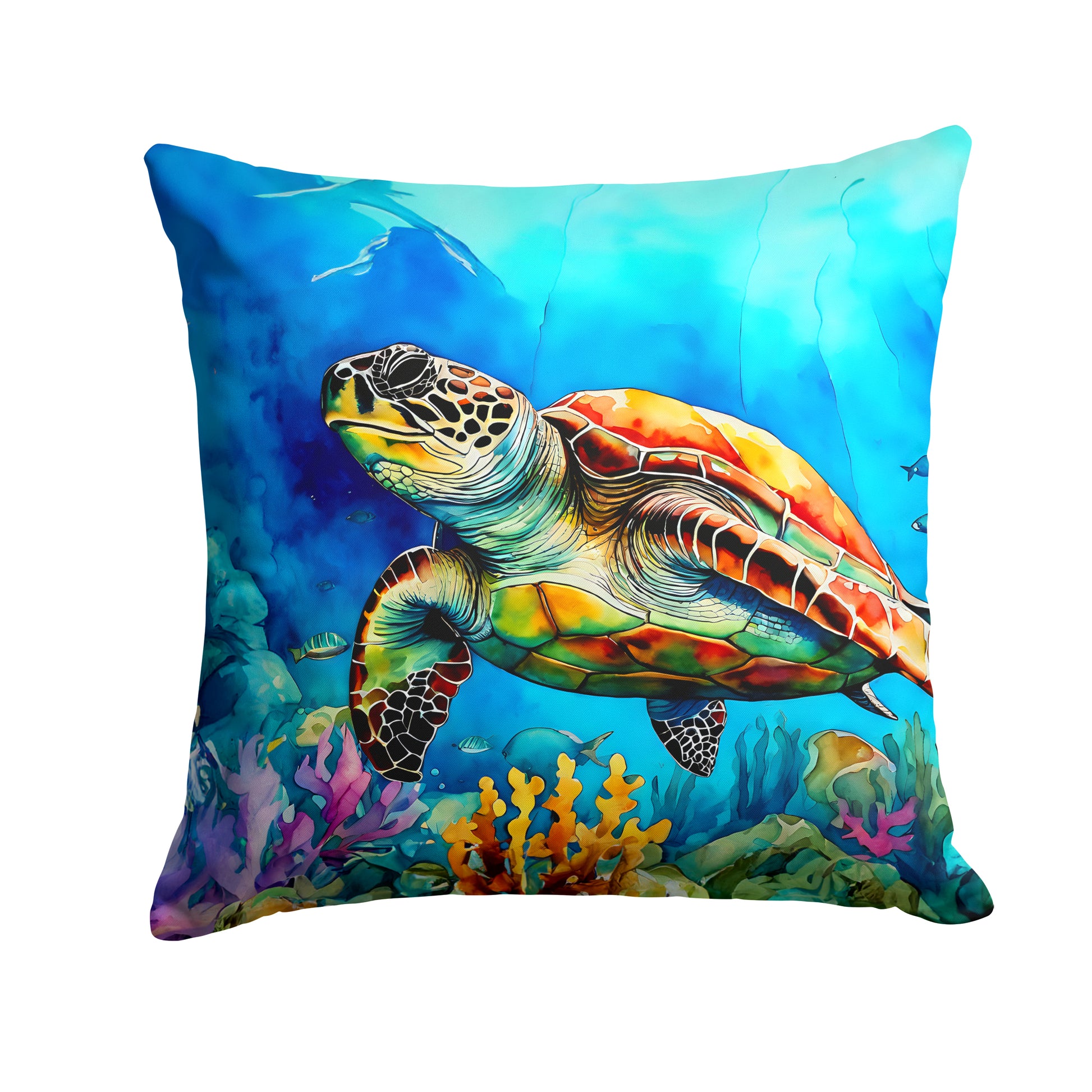 Buy this Loggerhead Sea Turtle Throw Pillow