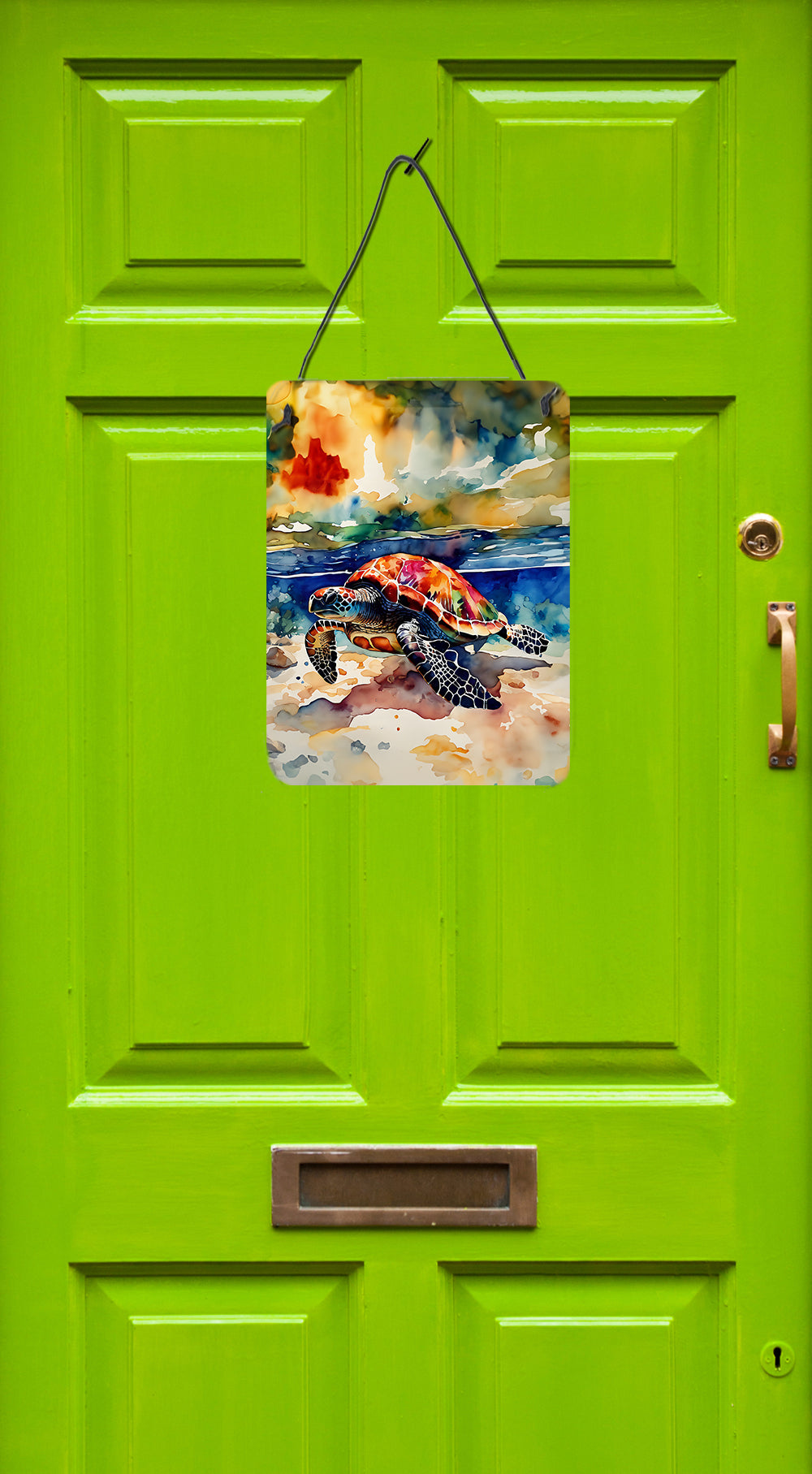 Loggerhead Sea Turtle Wall or Door Hanging Prints