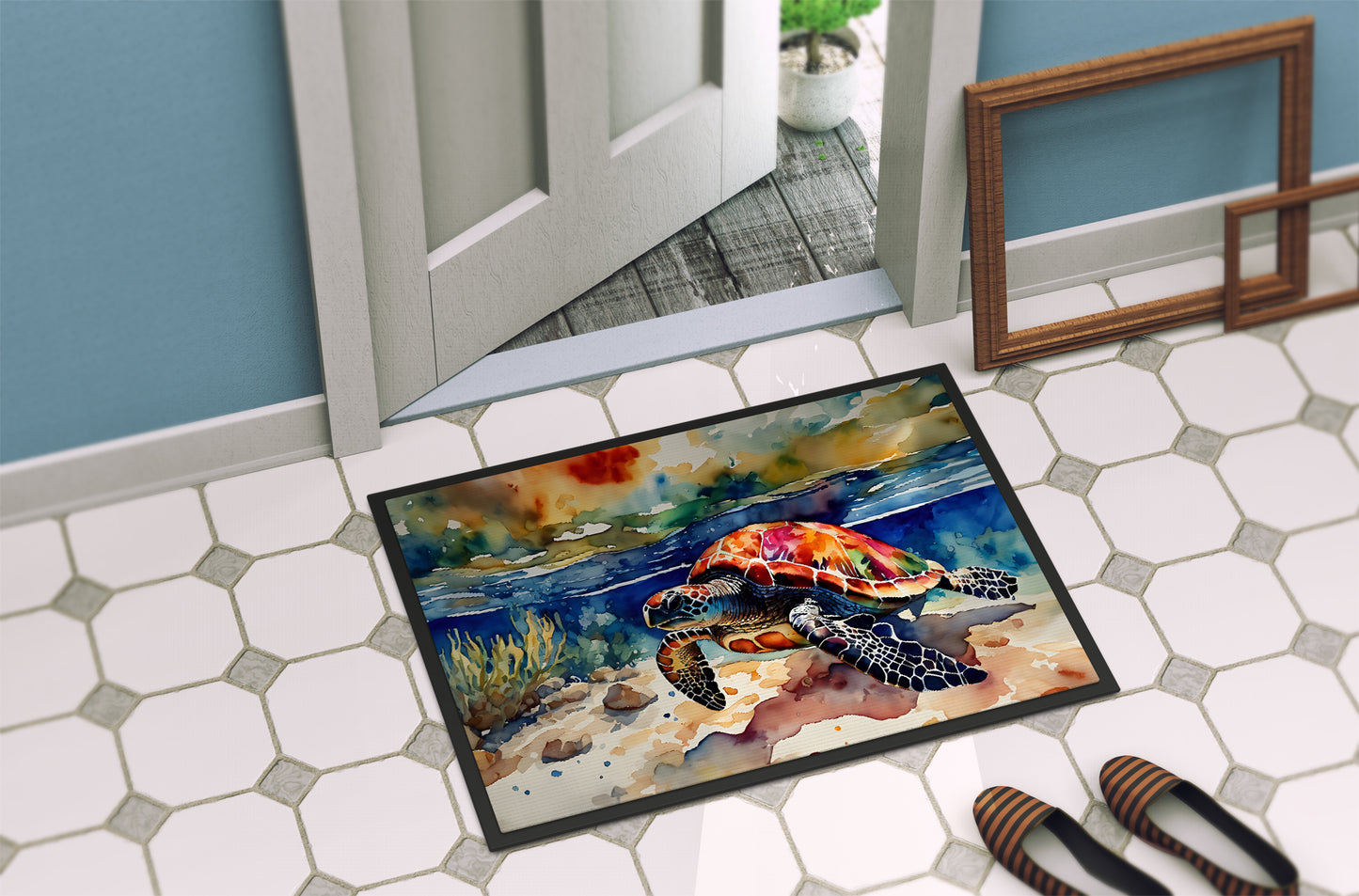 Loggerhead Sea Turtle Doormat