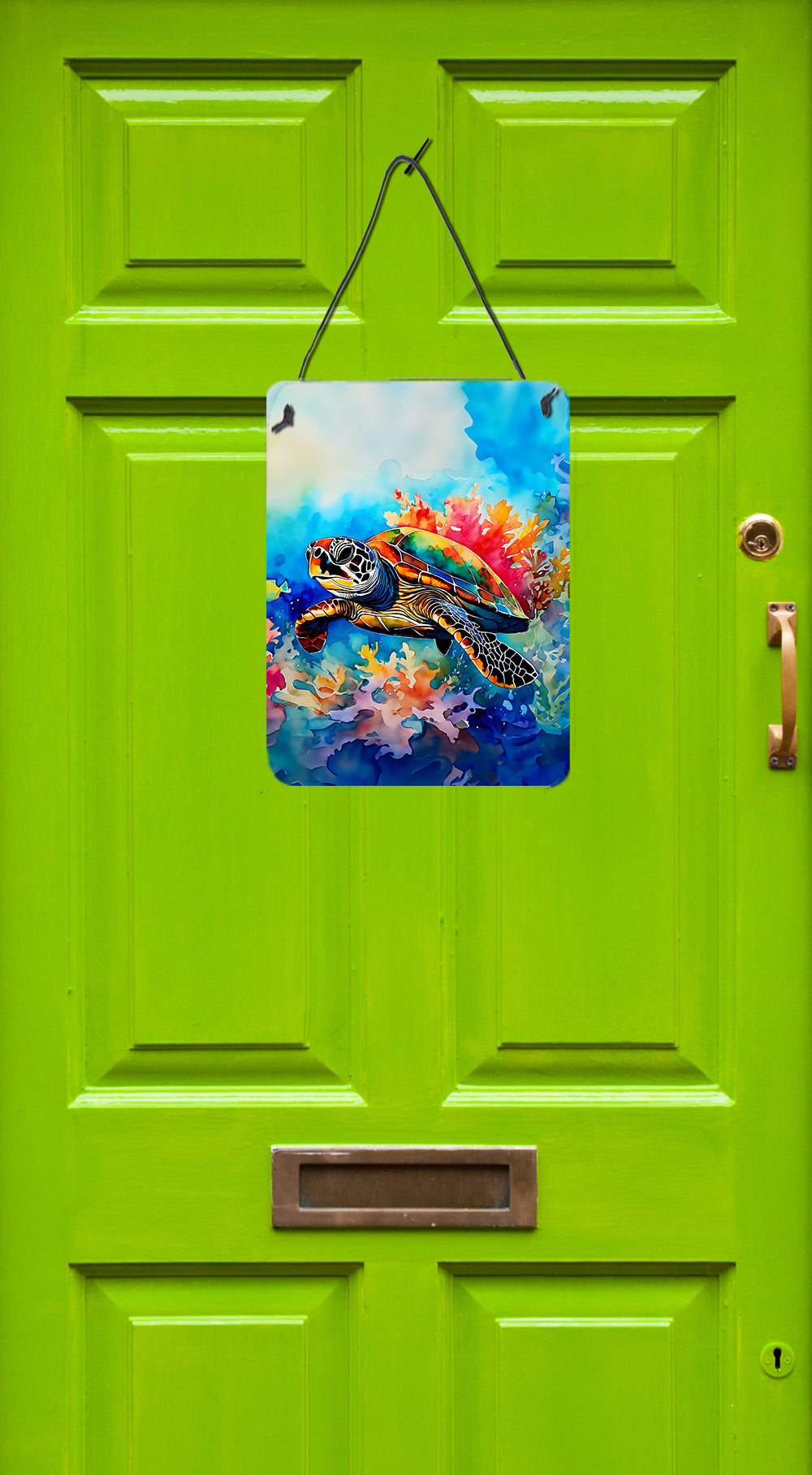 Loggerhead Sea Turtle Wall or Door Hanging Prints