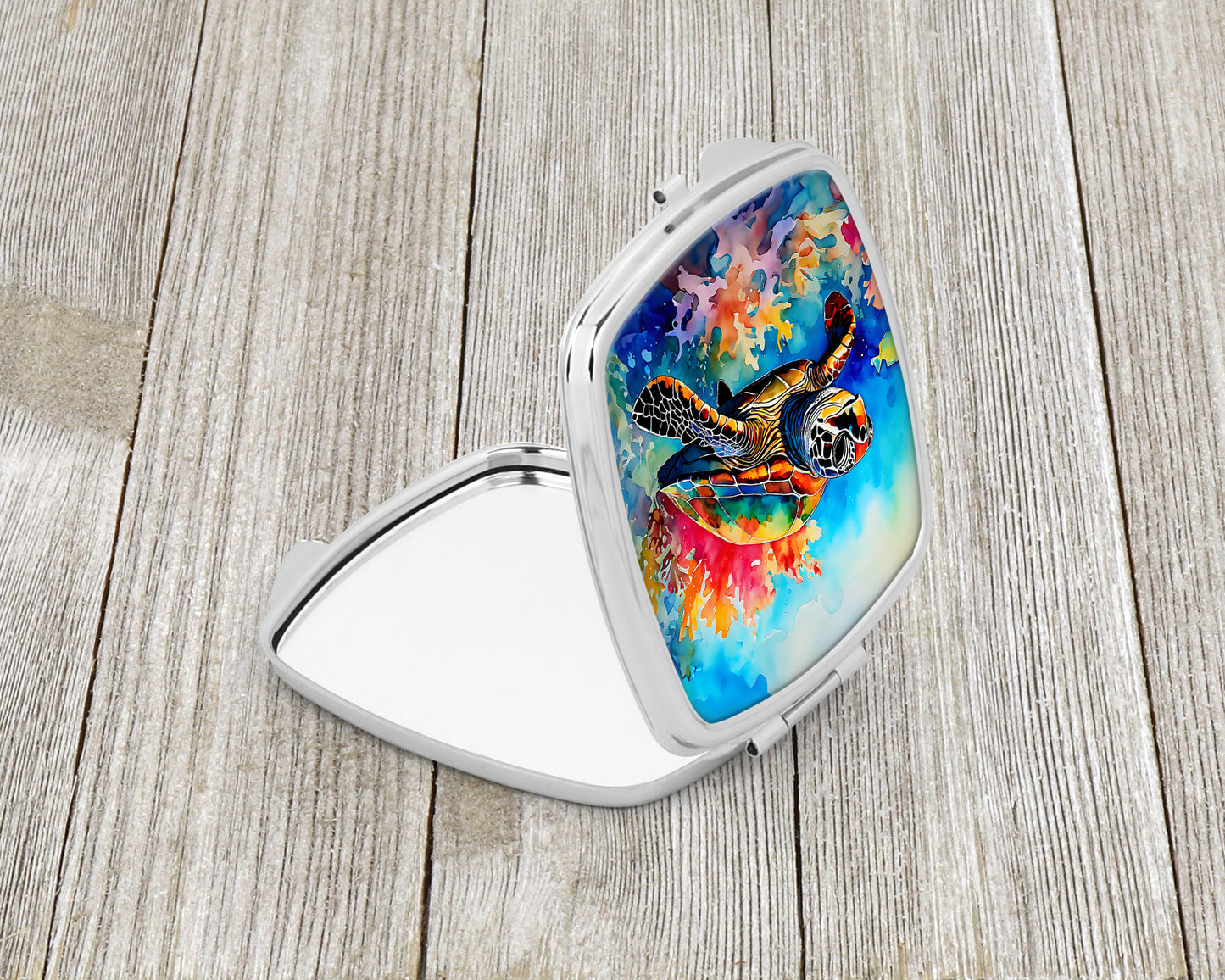 Loggerhead Sea Turtle Compact Mirror