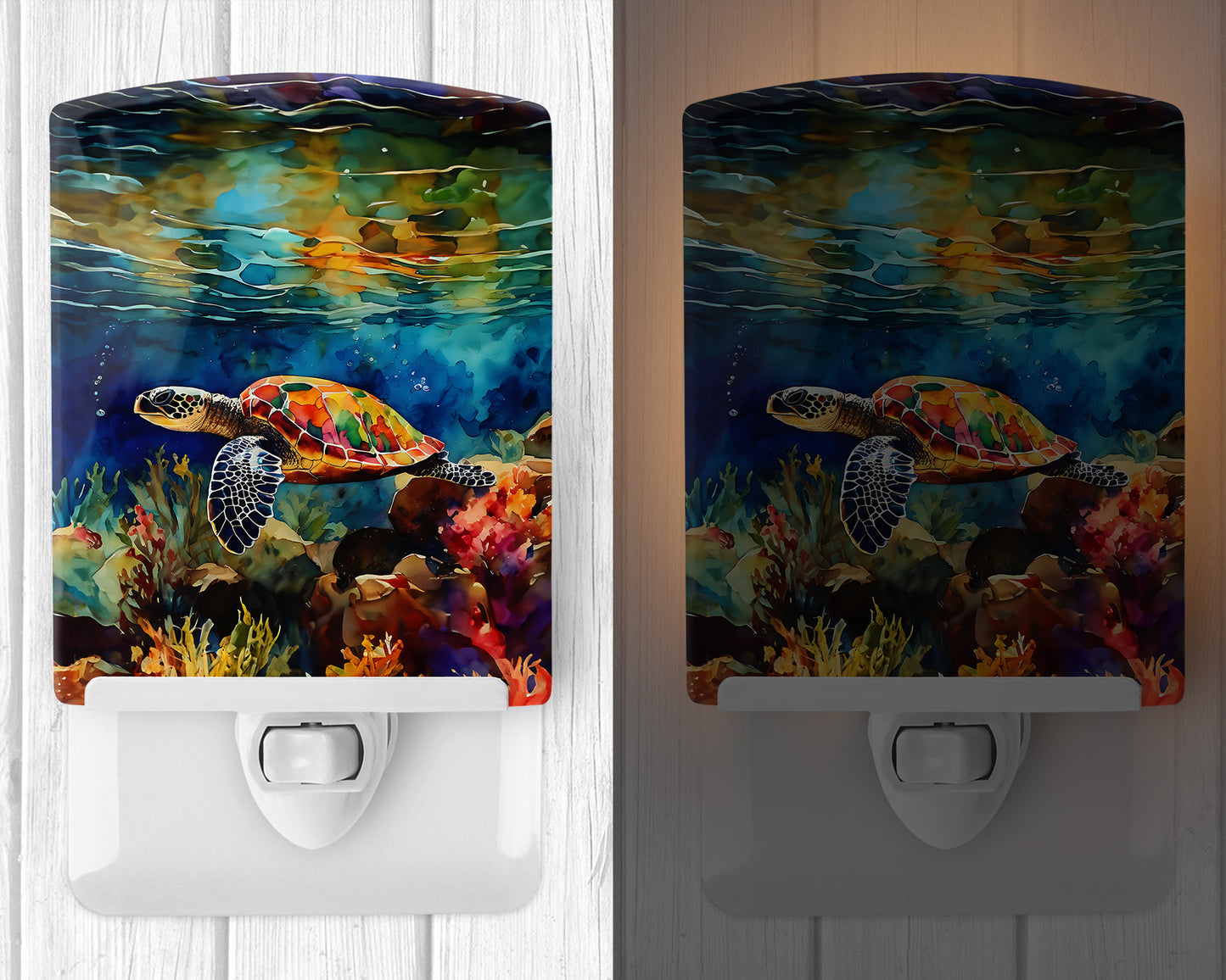 Loggerhead Sea Turtle Ceramic Night Light